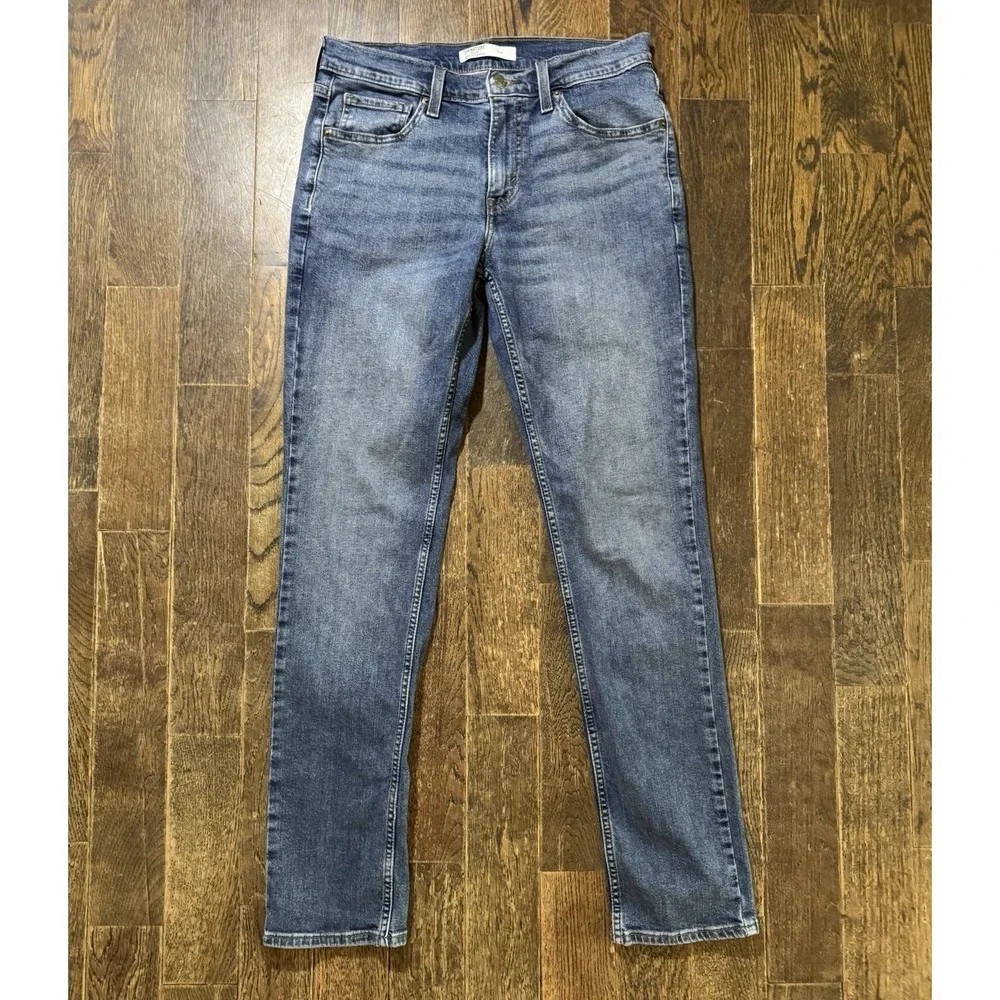Levi‎ Strauss Signature Gold Slim Jeans Mens 30x32 Blue Excellent Low Rise